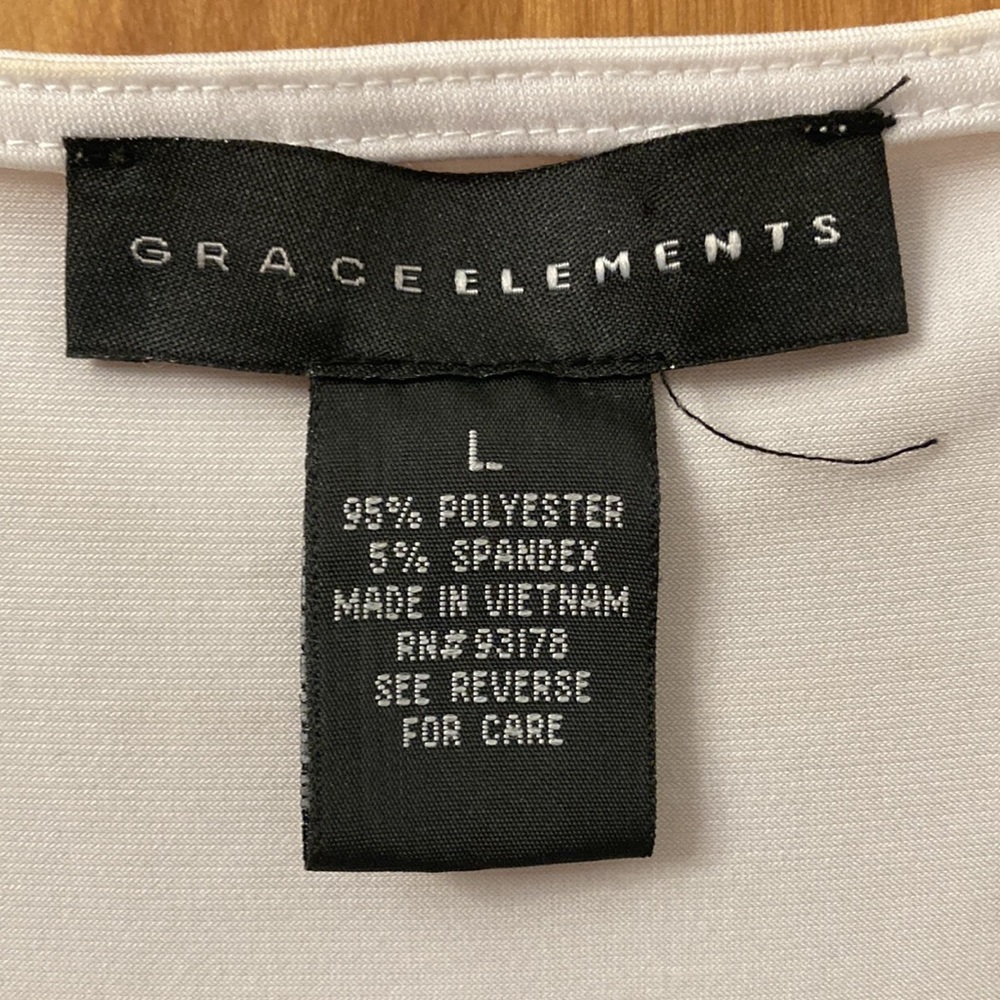 Grace Elements White Sleeveless Top - image 2